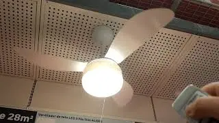 Testando ventiladores na Leroy Merlin