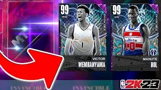 2K23 Invincible Pack Opening for Wemby & Manute Bol