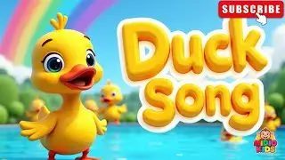 Duck Song &bull;Cute Cartoon for Kids Sing & Dance with Ducklings #ducksong #kindergarten #nurseryrhymes