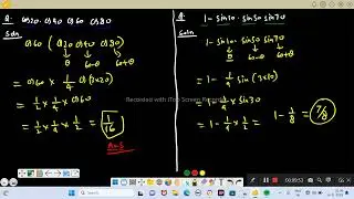 Trigonometric ratios and identitiesL8|Transformation formula