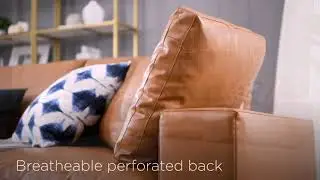 Commix Down Filled Overstuffed Vegan Leather Collection