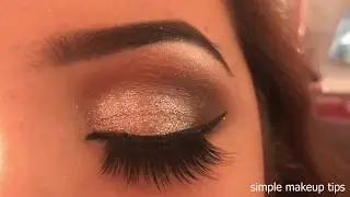 Best silver cut crease eyeshadow |easy eye makeup at home| easy tutorial