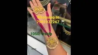 crystals chain with cz ram parivar pendant with earrings