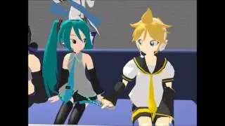 MMD Miku x Len 1