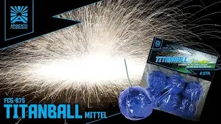 Titanball Mittel - Argento/Funke