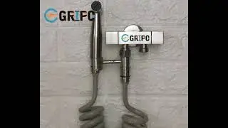 GRIPO 304 Stainless Square Independent Dual Outer Valve Matte Finish(GP339)