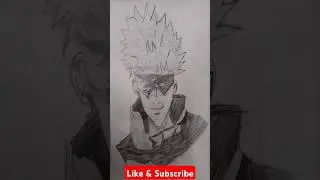 Gojo Satoru Speed Drawing | Jujutsu Kaisen Art Short