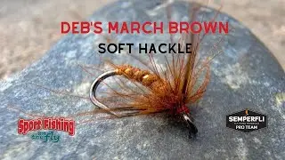 FLY TYING: DEB'S MARCH BROWN SOFT HACKLE NYMPH
