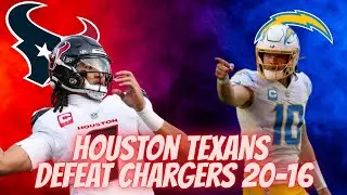 Houston Texans Defeat Chargers 20-16