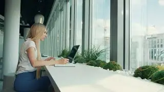 Office With A View Stock Video