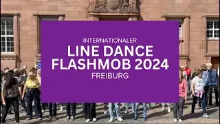 International Line Dance Flashmob 2024 in Freiburg, Germany | 