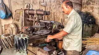 Manual Machinist expert mechanic Making Super gear from high strength sheet