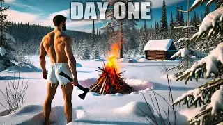 Day 1 in This NEW Unforgiving Extreme Weather Survival Game...