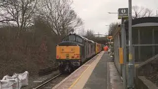 Class 37 Liverpool derailment Kirkby station.