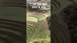 MORAY Inca Ruins. Cusco - Peru.