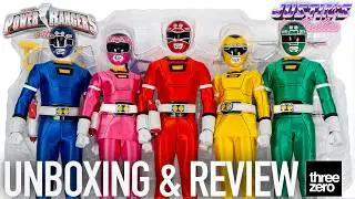 Power Rangers Turbo Threezero 1/6 Scale Figures Unboxing & Review