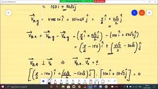 Problem on Kinematics  IITJEE Advanced 2014