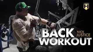 Back Workout with NPC Competitor Nick Justice | 5 Weeks Out | HOSSTILE