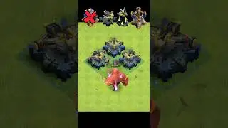 Big Giant VS Defense Groups! Clash of Clans