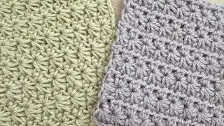 Ponto estrela em crochê - Passo a passo detalhado/Pontos diferentes de crochê/ Stitch for beginners