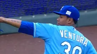 STL@KC: Ventura racks up seven K's in seven innings
