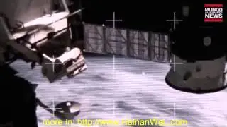 UFO footage from the NASA International Space Station November 24, 2012  НЛО возле Международной космической станции НАСА 24 ноября 2012