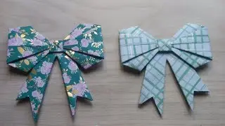How to make a paper ribbon [ origami pita cantik] Ide pita cantik #origami #pita #ideas