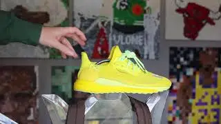 HUMAN RACE PHARRELL WILLIAMS ADIDAS ULTRA BOOST YELLOW AFTER  *10 WEARS (I LIED IN THE VIDEO)