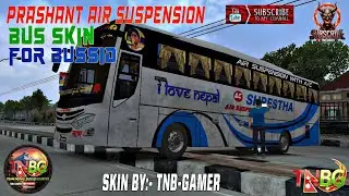 New Nepali Bus Skin PRASHANT AIR SUSPENSION skin by TNB-GAMER @CreatorGamingStudio