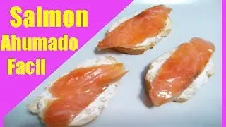 Como hacer salmon ahumado y marinado casero facil paso a paso