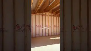 20x20 Super Shed | Shed World California #backyardsheds #workshop  #construction
