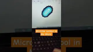 Microbe Symbol in MS Word || shortcut key #shorts #microbes #unicode