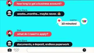 Business account for busy people with big plans | wamo