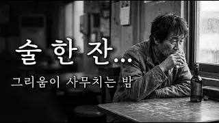 소주 한 잔 생각날 때... 인생의 쓴맛을 아는 남자들의 새벽 감성 트로트 명곡