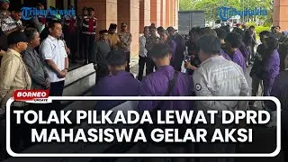 Tolak Pilkada Lewat DPRD, Mahasiswa Unikarta Suarakan Aspirasi di DPRD Kukar