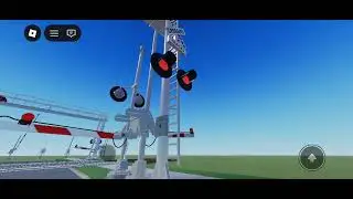 A railroad crossing malfunction