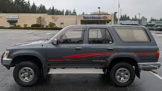 Обзор Toyota Hilux Surf TURBO DIESEL 5MT 4X4 1990 года выпуска
