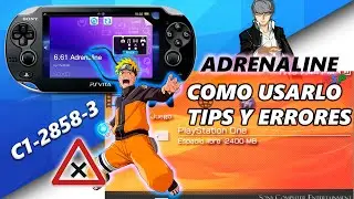 Como usar Adrenaline(emulador PSP) PS VITA Tutorial básico tips, errores, plugins