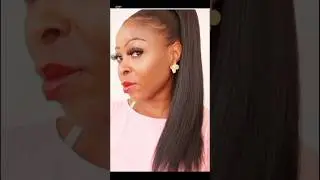 Unlock your Best Hair Transformation Drawstring ponytail Edition ✨#hairtransformation#ponytail #updo
