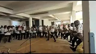 folk dance by Catholic men association from Giakaibei Parish Nyeri