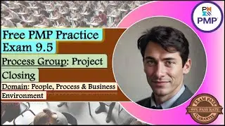PMP Practice Exam 9.5, Process Group:  Project Closing, Domain  All