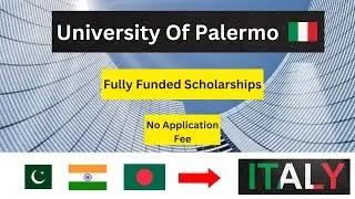 University of Palermo Italy Admissions process || No IELTS|| No Application fee