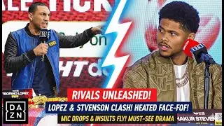 Teofimo Lopez EXPLODES At Press Conference &ndash; Threatens Shakur Stevenson