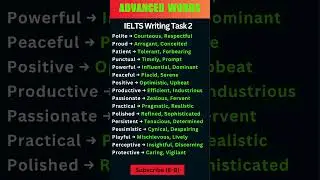 16 Powerful &ldquo;P&rdquo; Words to Boost Your IELTS Vocabulary | Advanced Synonyms for Band 9 English #ielts