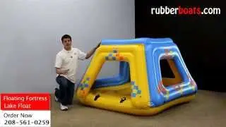 Надувной детский батут Intex Floating Fort Lounge  - TuristSibiri.Ru