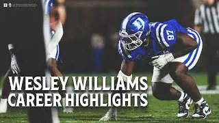 WESLEY WILLIAMS CAREER HIGHLIGHTS