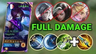 UNSTOPPABLE POWER! FULL DAMAGE HANABI DESTROYS ALL🔥 ONE SHOT MADNESS! Hanabi best build 2025 ~ MLBB