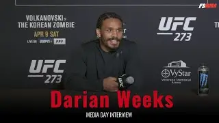 Darian Weeks UFC 273 full media day interview