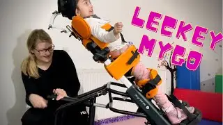 Leckey Mygo standing frame. How we are putting Anaya in the standing frame. #shorts