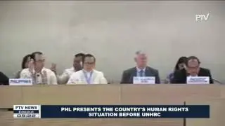 PHL presents the country's Human Rights situation before UNHRC